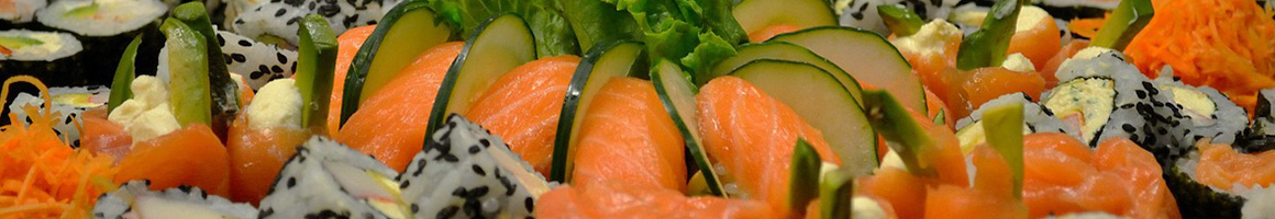 Eating Buffet Japanese Sushi at Edoko Japanese Catering restaurant in Berkeley, CA.